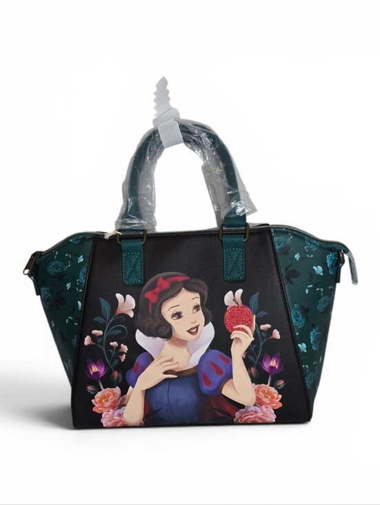 Loungefly Handbags - Disney Loungefly Snow White Floral Satchel Crossbody Bag NWT